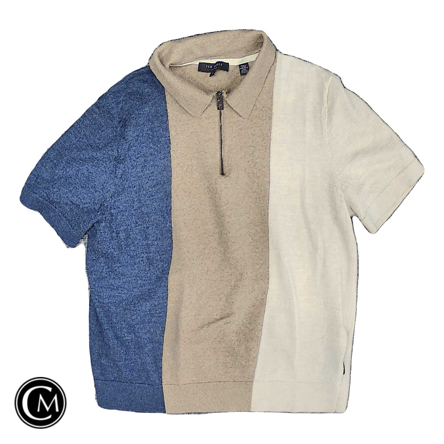 Top Ss By Ted Baker In Blue & Brown, Size: L