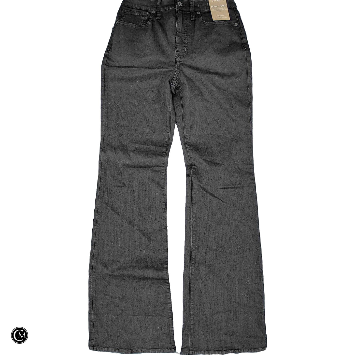 Jeans Flared By Madewell In Black Denim, Size: 6