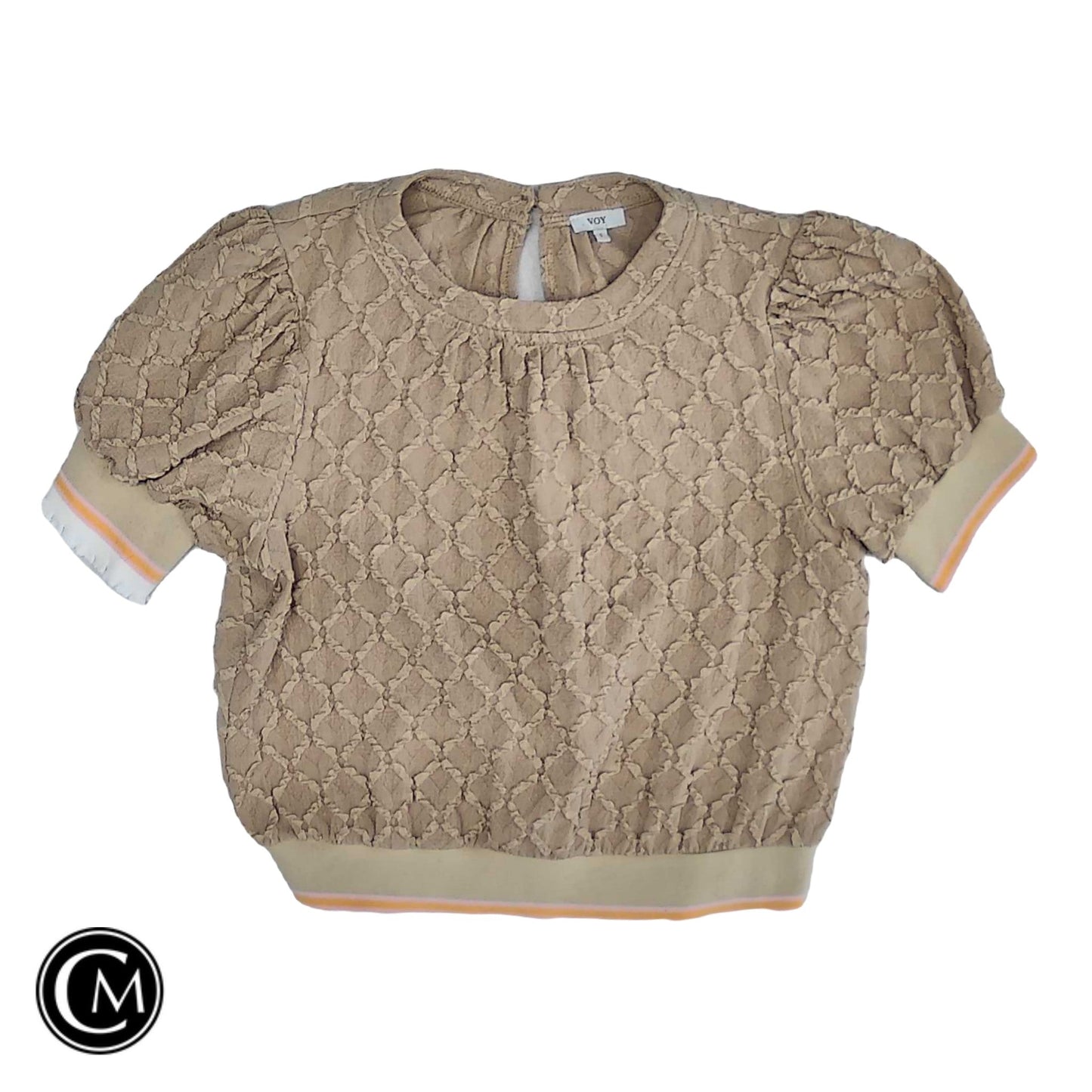 Top Ss By Voy In Tan, Size: S