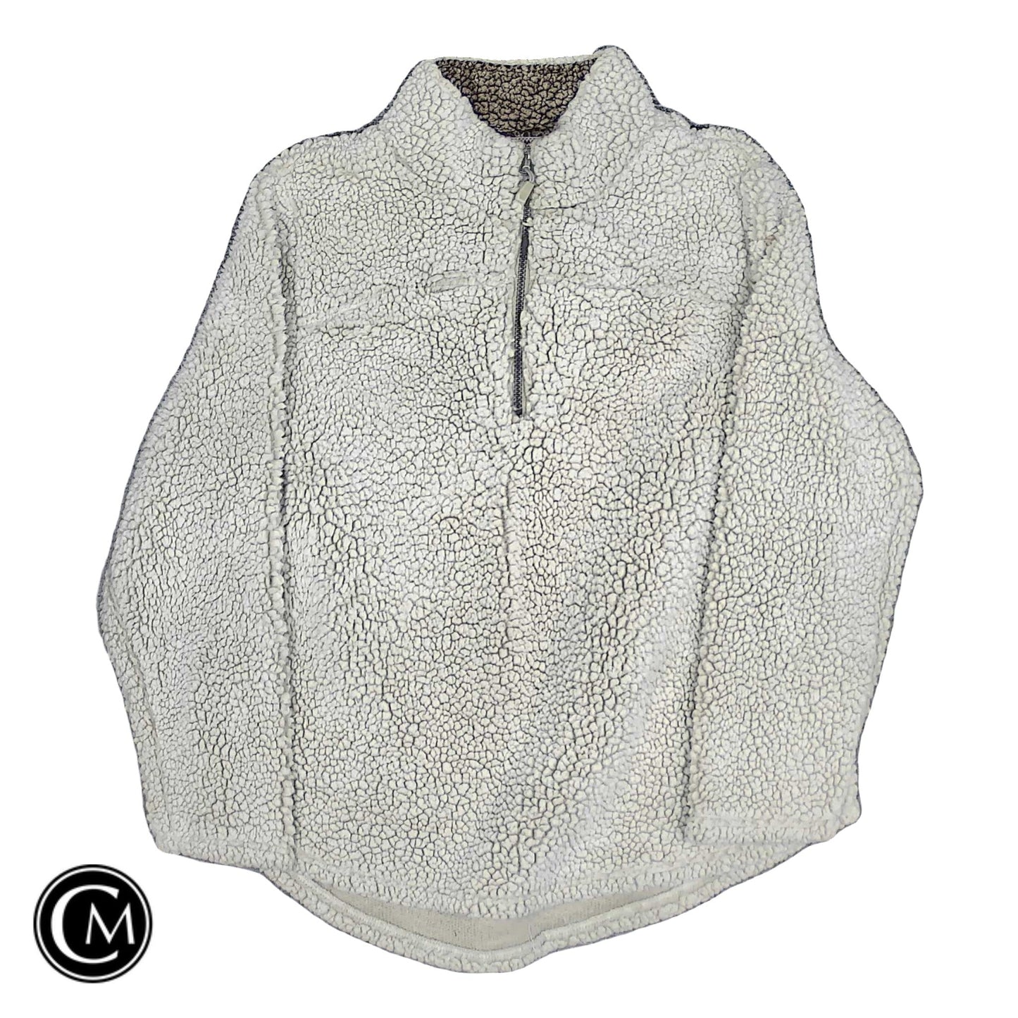 Jacket Faux Fur & Sherpa By Green Tea In Beige, Size: Xxl