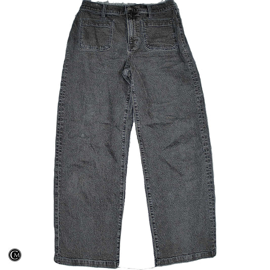 Jeans Wide Leg By Madewell In Black Denim, Size: 6 image 1