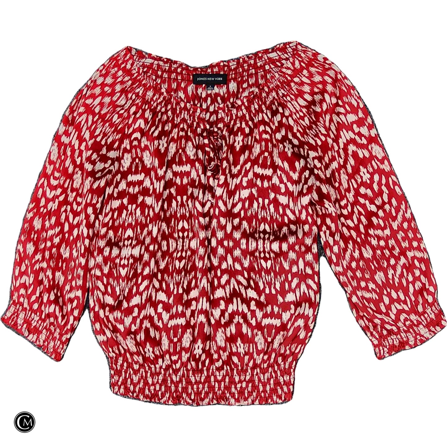 Top Ls By Jones New York In Red & White, Size: S image 1