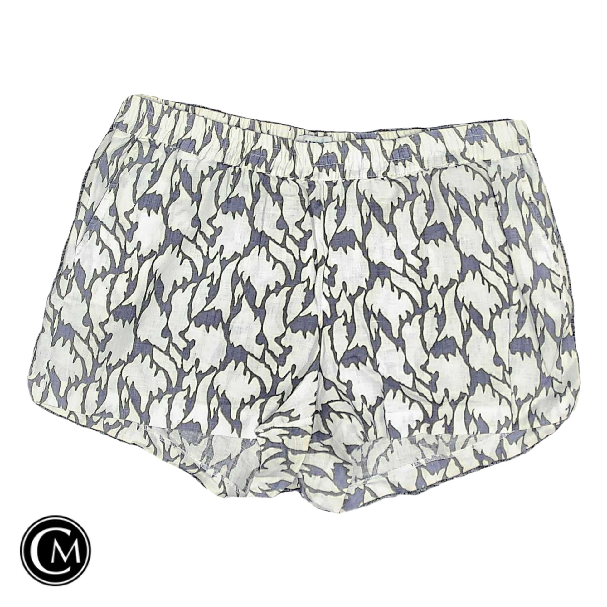 Shorts By Clothes Mentor In Blue & White, Size: Xl image 1