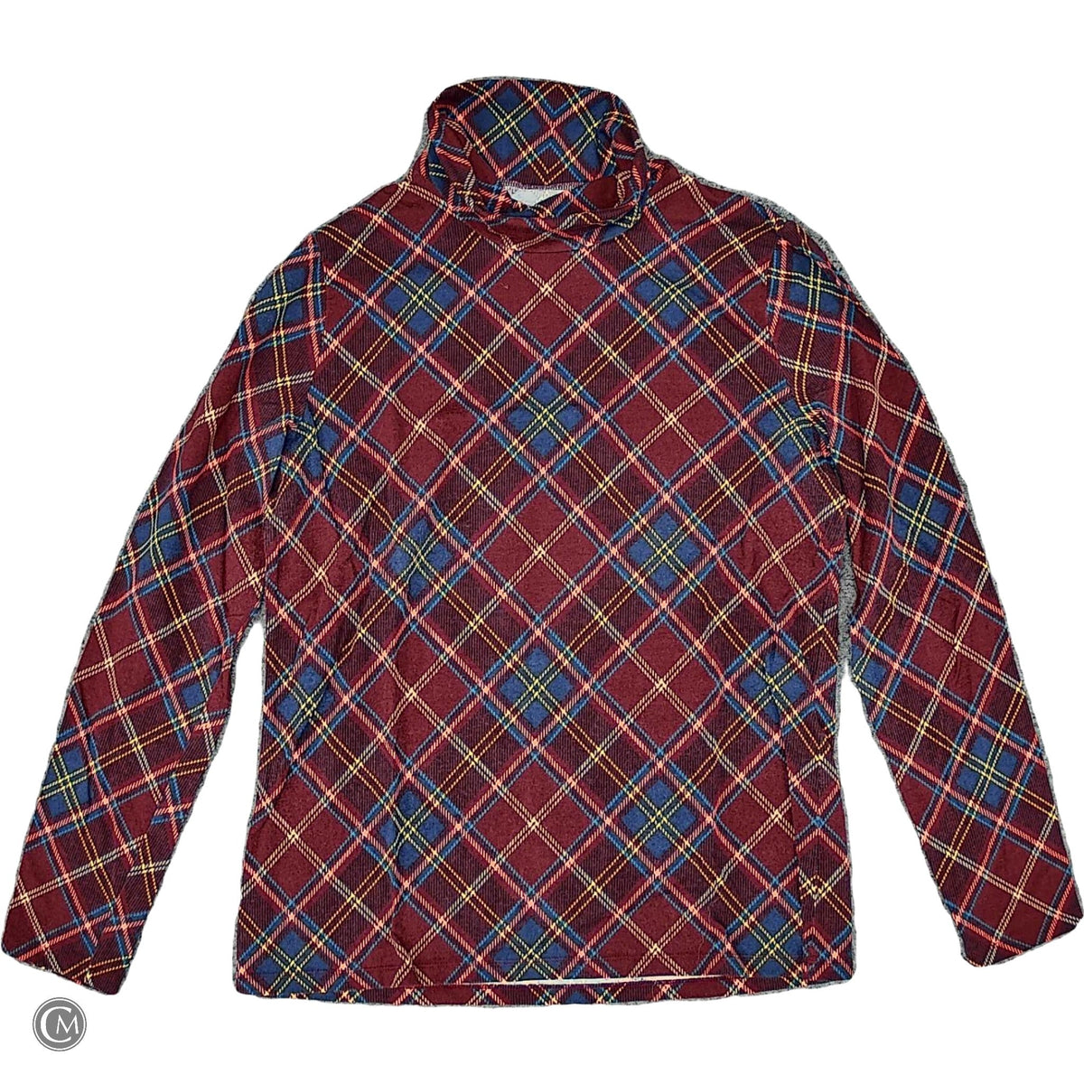 Top Ls By Talbots In Plaid Pattern, Size: M