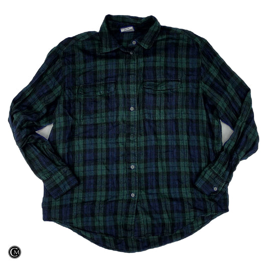 Top Ls By Gap In Blue & Green, Size: Xs