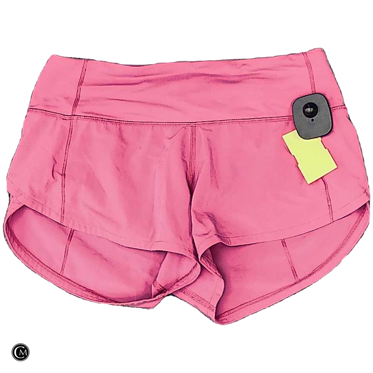 Athletic Shorts By Lululemon In Pink, Size: Xs