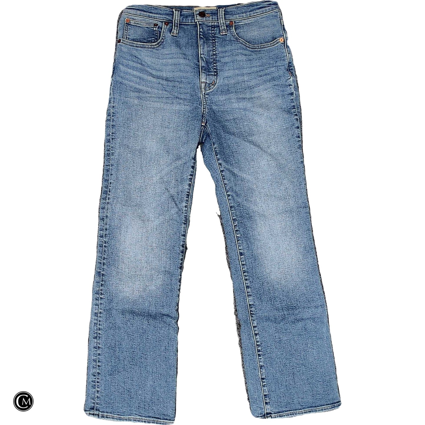 Jeans Boot Cut By Madewell In Blue Denim, Size: 4