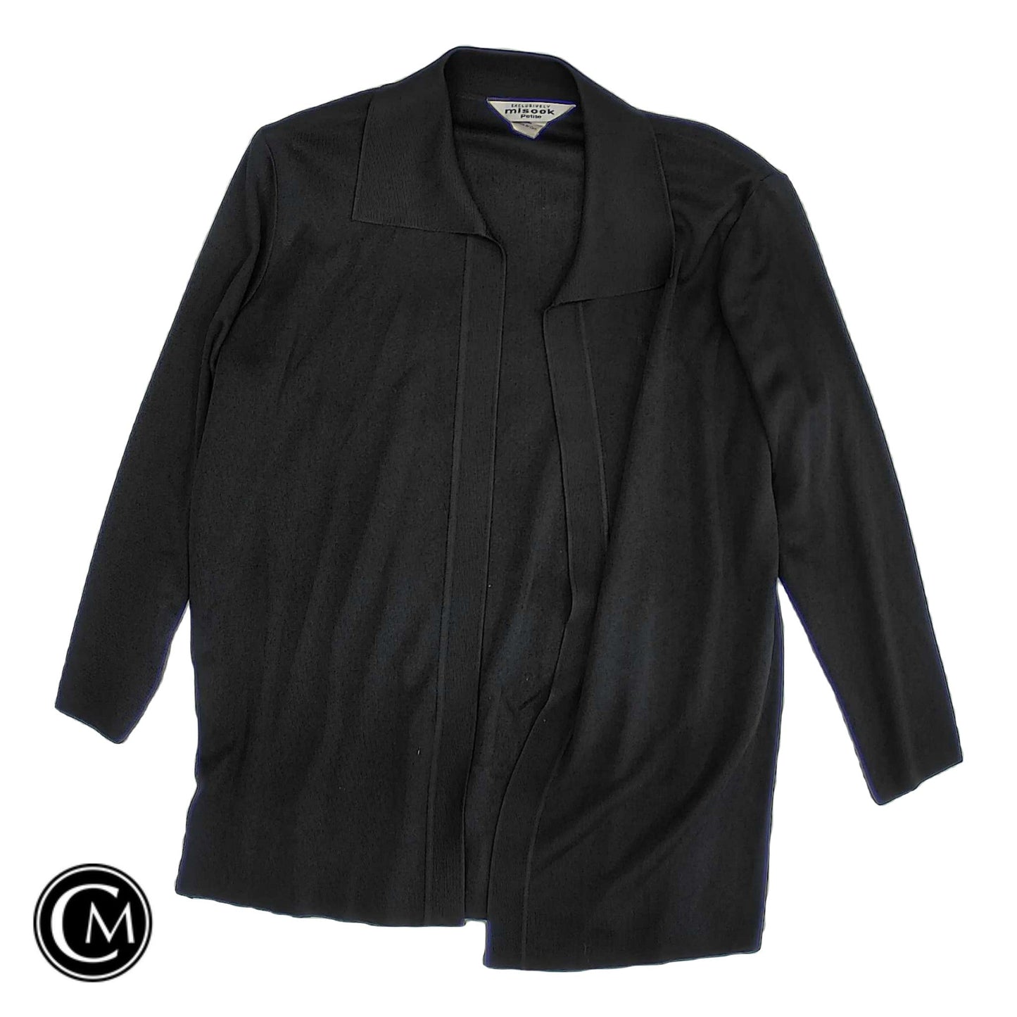 Cardigan By Misook In Black, Size: Xs