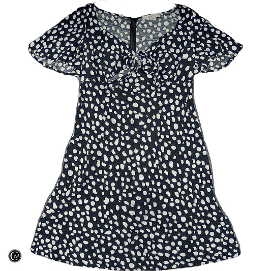 Dress Casual Midi By Loft In Polkadot Pattern, Size: L