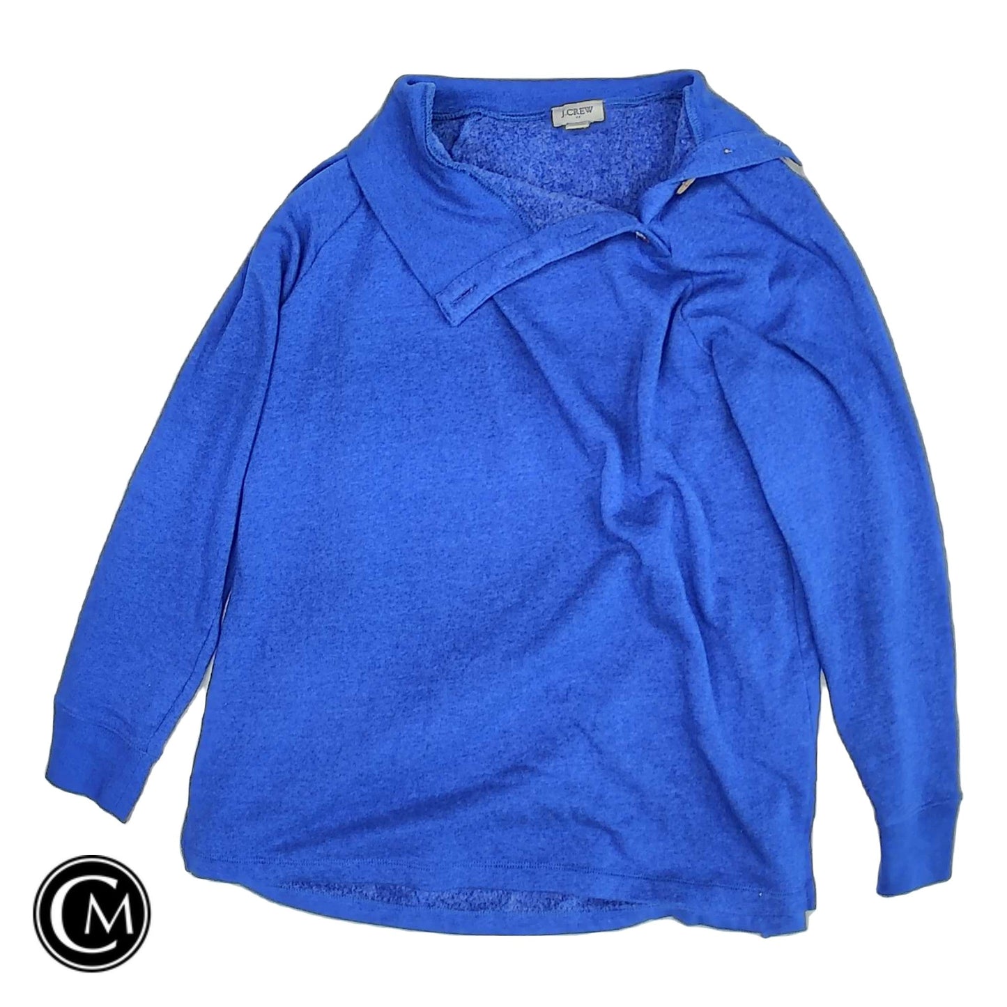 Sweatshirt Collar By J. Crew In Blue, Size: L