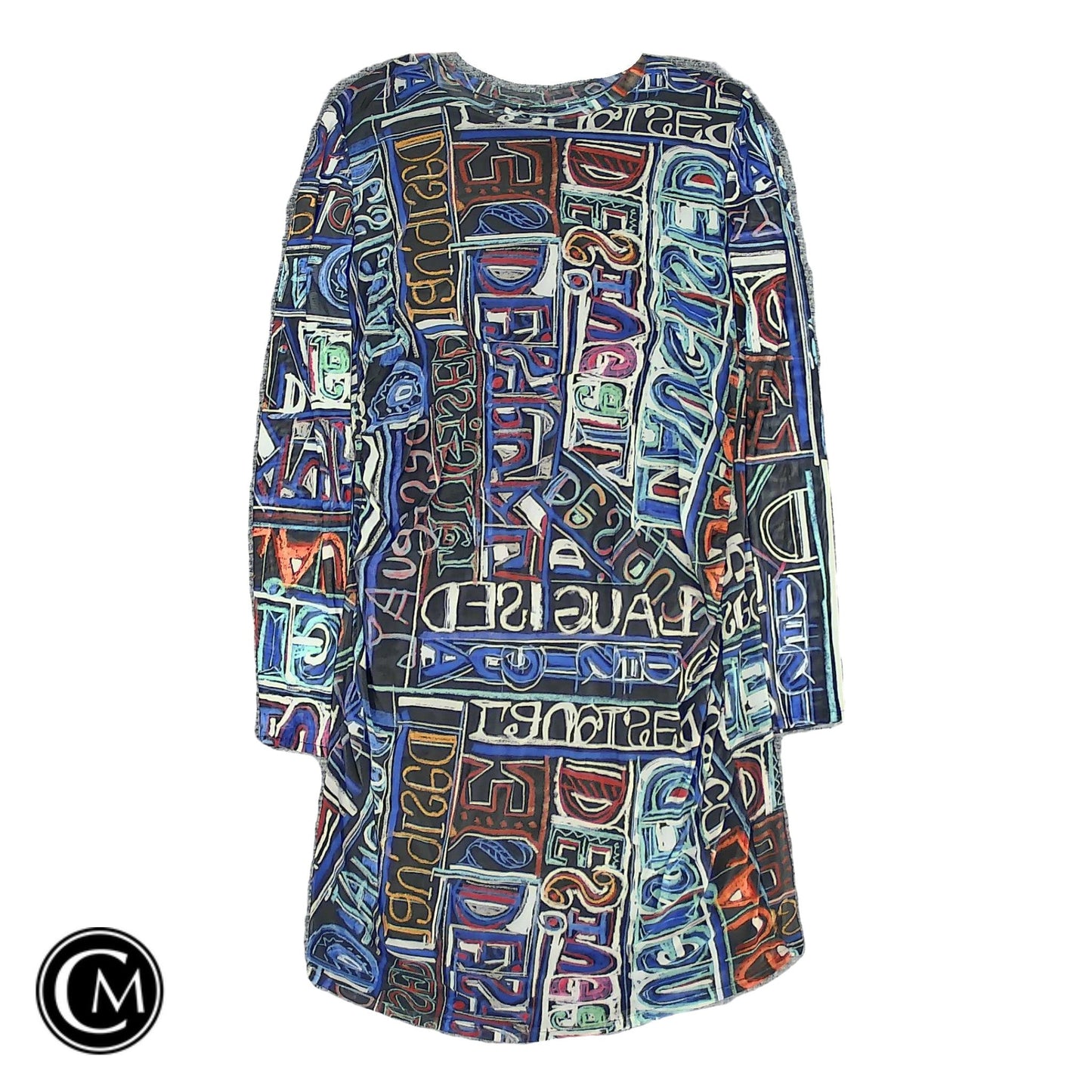 Dress Casual Short By Desigual In Multi, Size: L