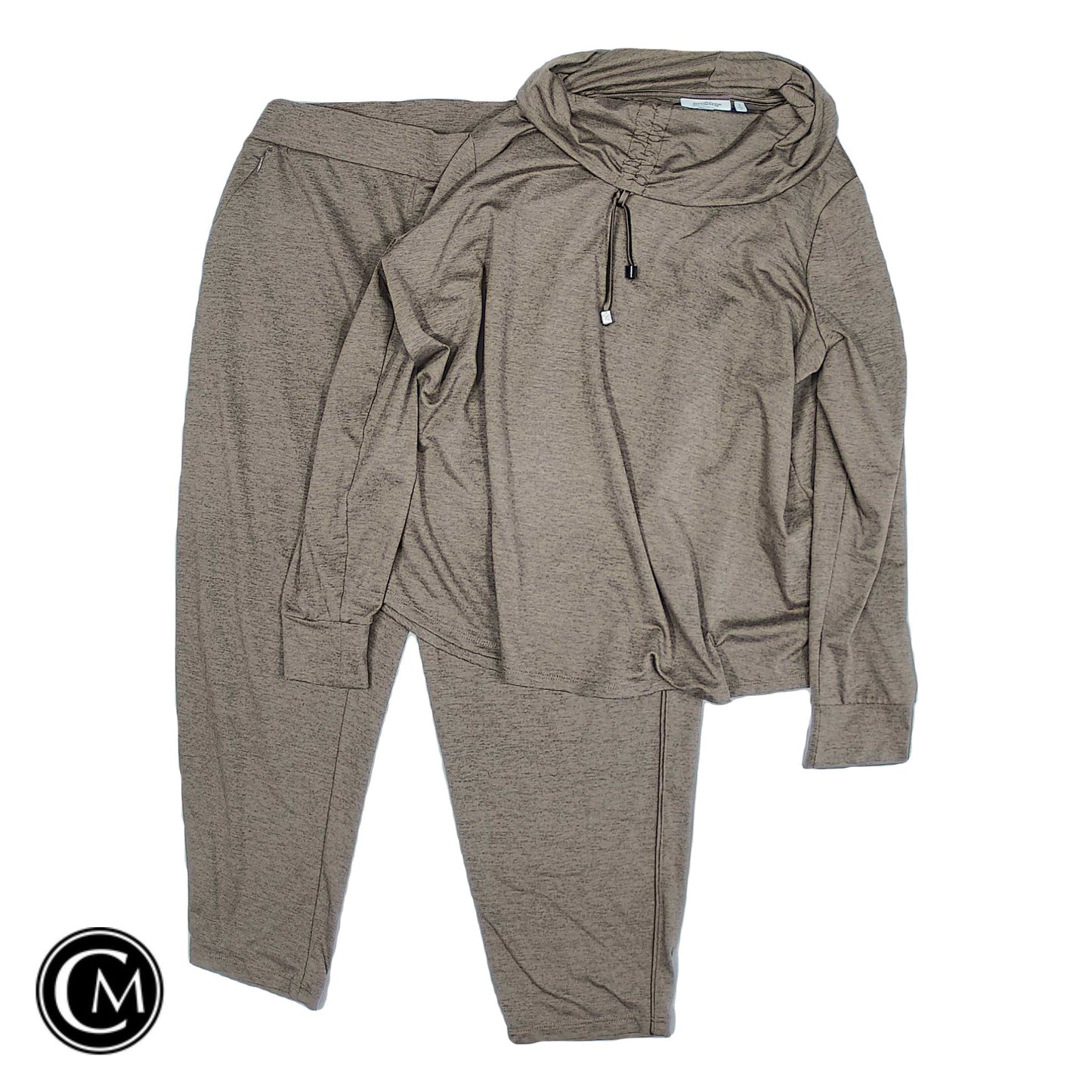 Pants Set 2pc By Chicos In Brown, Size: L