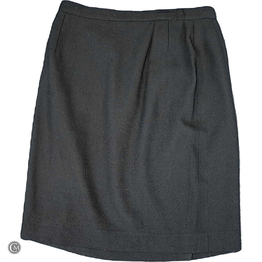 Skirt Luxury Designer By Giorgio Armani In Black, Size: L