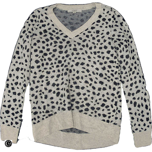 Sweater By Loft In Animal Print, Size: S