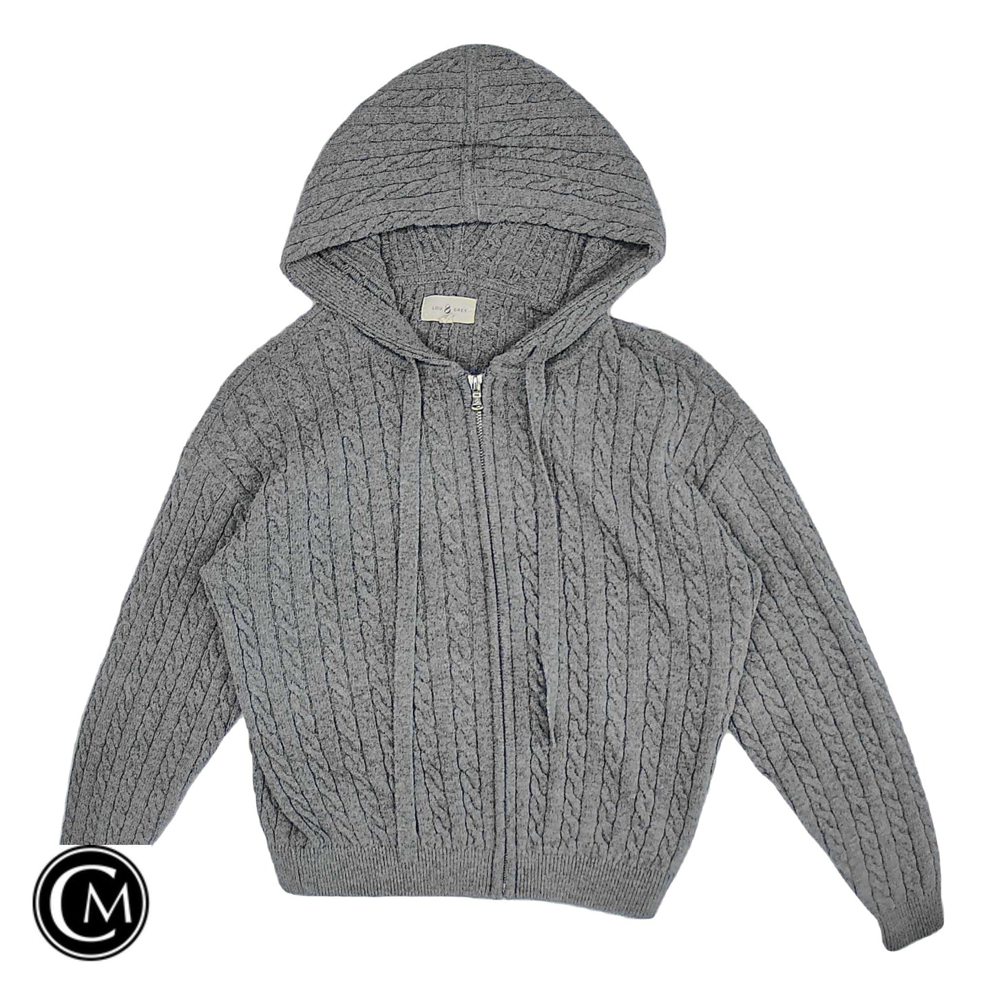 Sweater Cardigan By Lou And Grey In Grey, Size: Xs