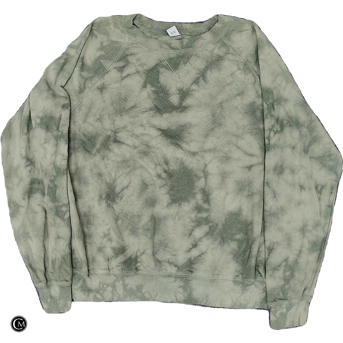 Sweatshirt Crewneck By Old Navy In Green, Size: M