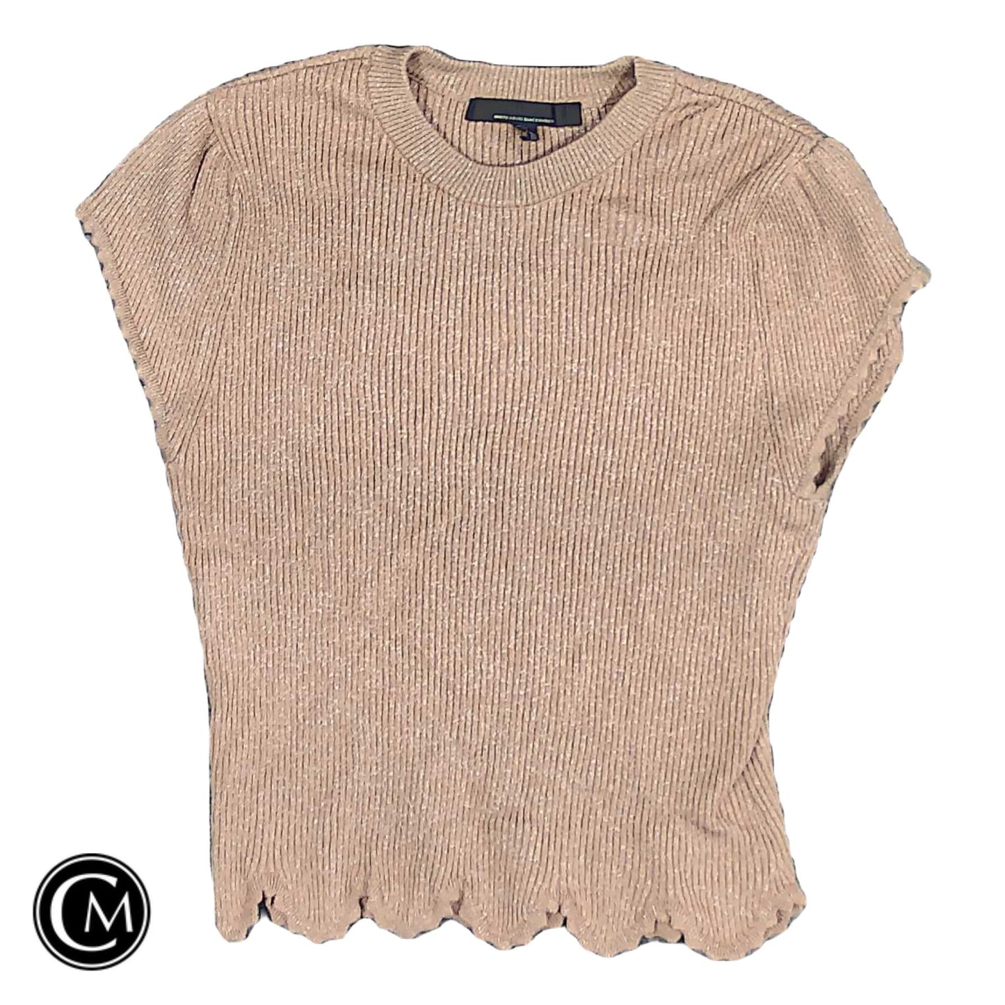 Sweater Ss By White House Black Market In Tan, Size: M