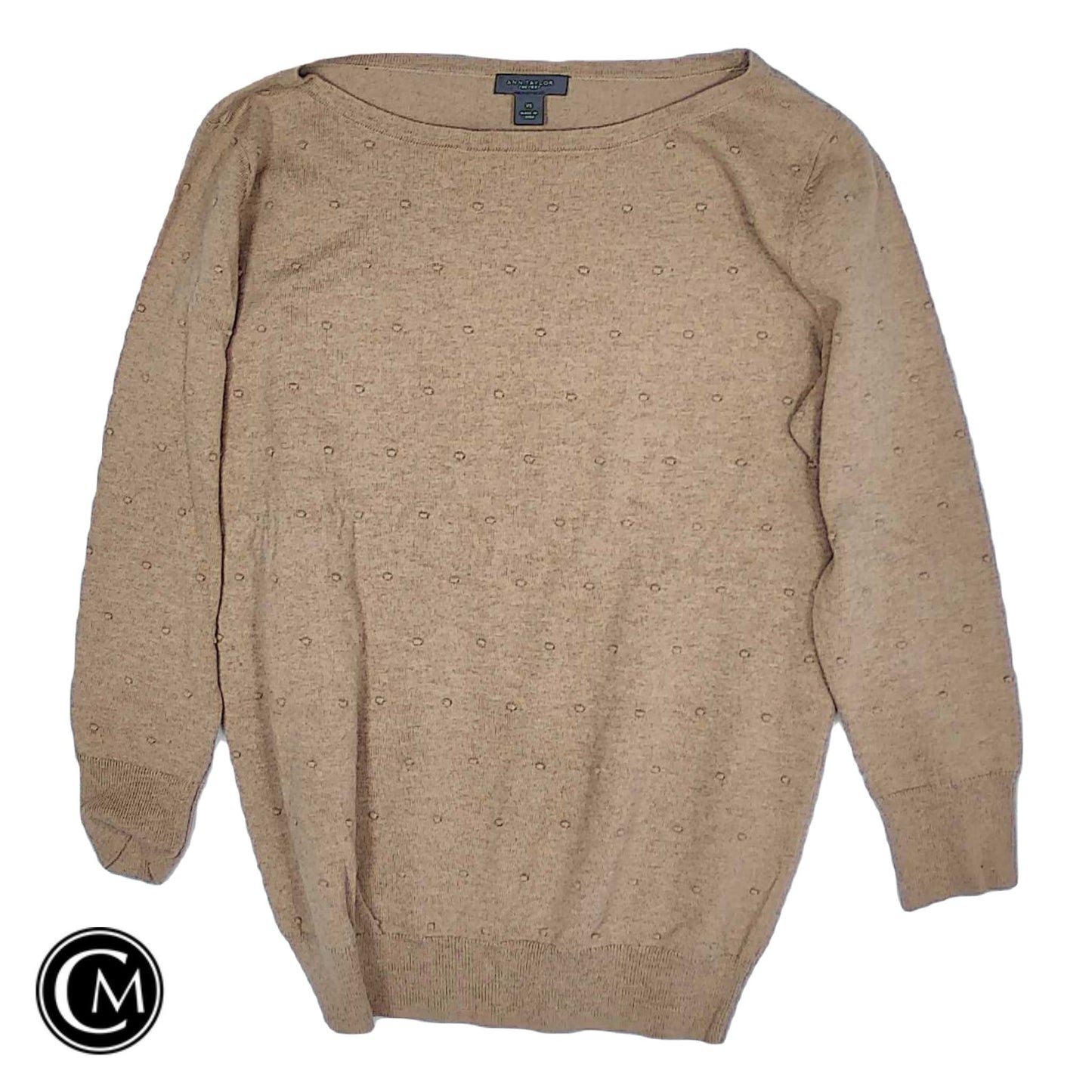 Sweater By Ann Taylor In Brown, Size: Xs