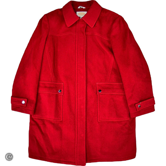 Coat Wool By Talbots In Red, Size: 1x image 1
