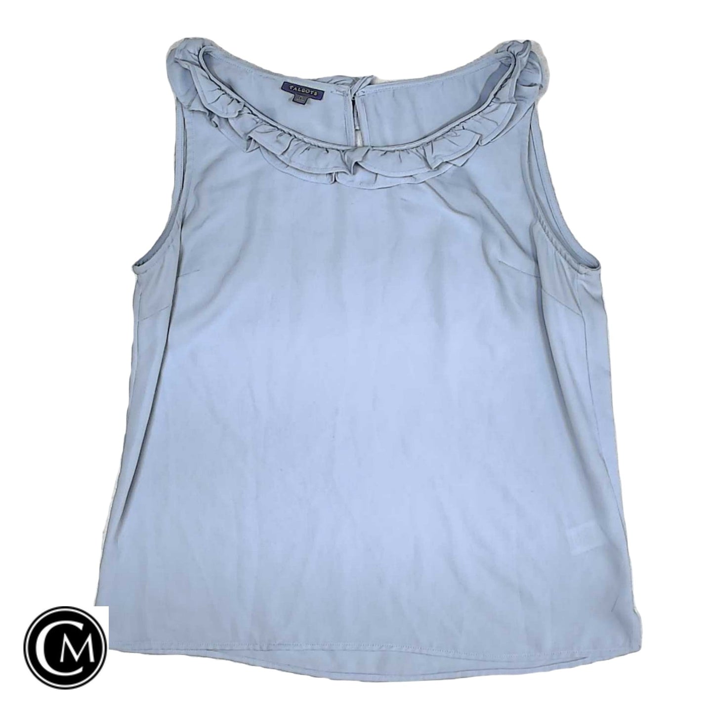 Top Sleeveless By Talbots In Blue, Size: S image 1