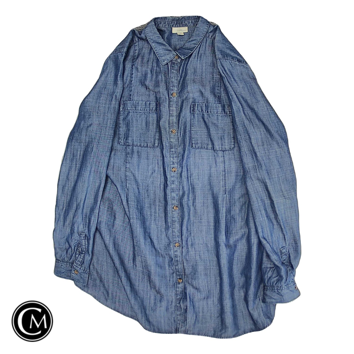 Tunic Ls By J. Jill In Blue, Size: Xl