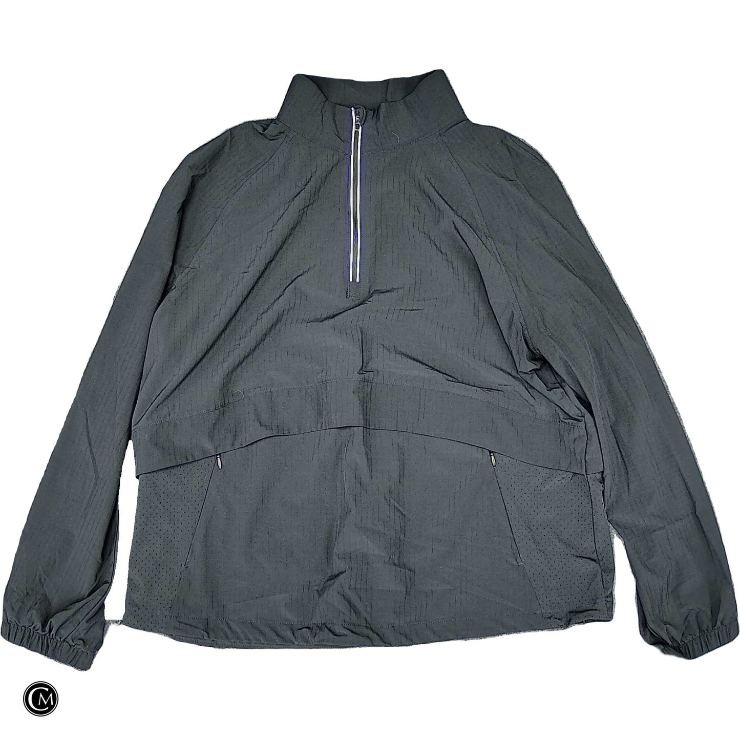 Athletic Jacket By Avia In Black, Size: L