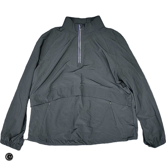 Athletic Jacket By Avia In Black, Size: L