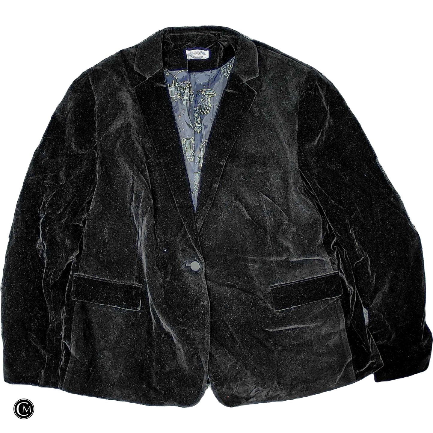 Blazer By Clothes Mentor In Black, Size: 3x