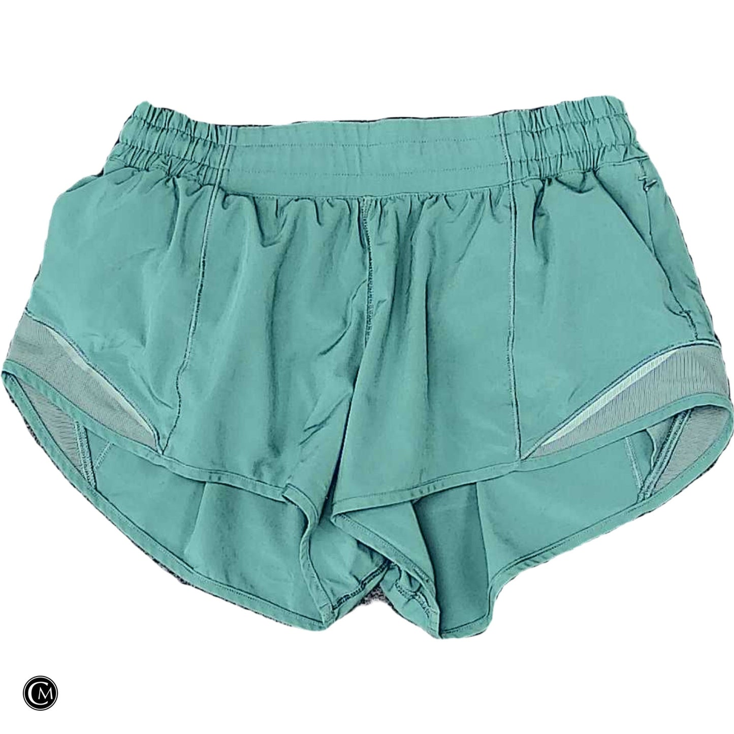 Athletic Shorts By Lululemon In Green, Size: S