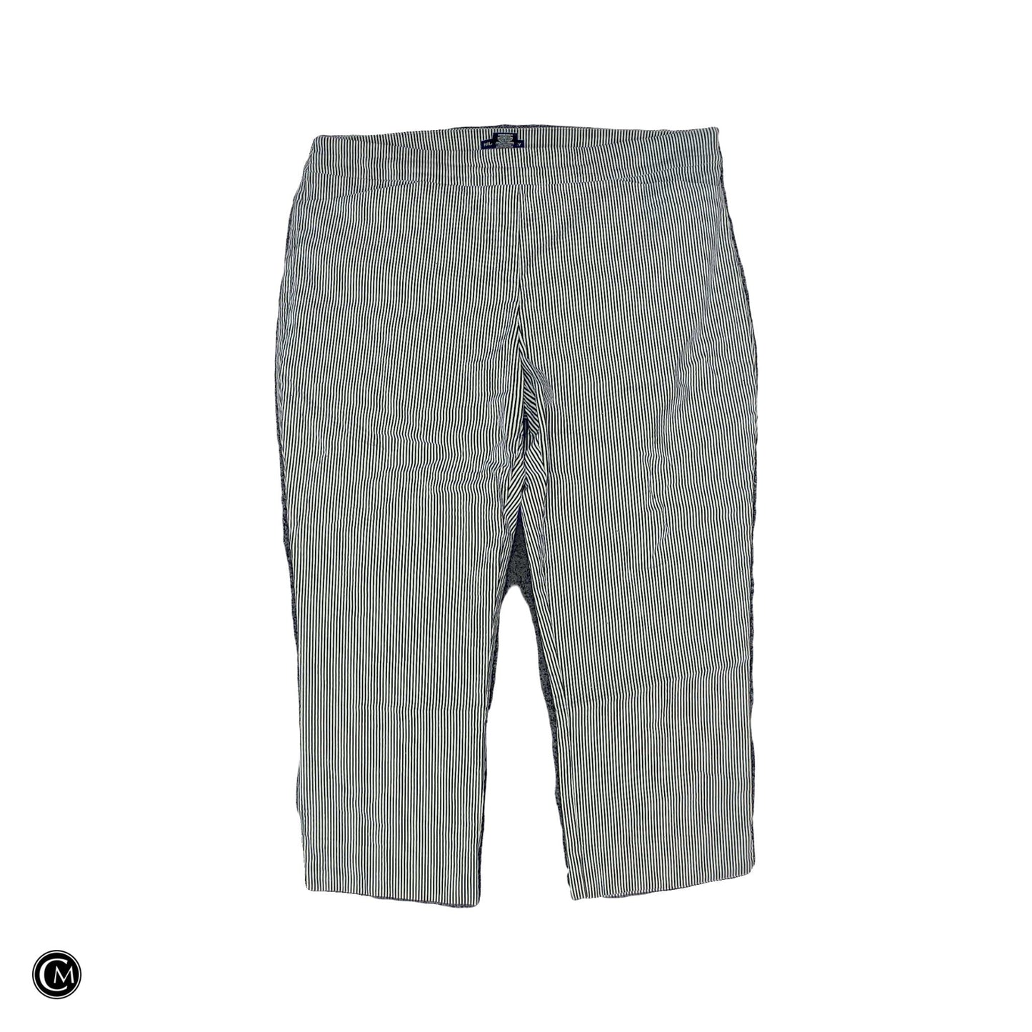 Pants Cropped By Hilary Radley In Striped Pattern, Size: 18 image 1