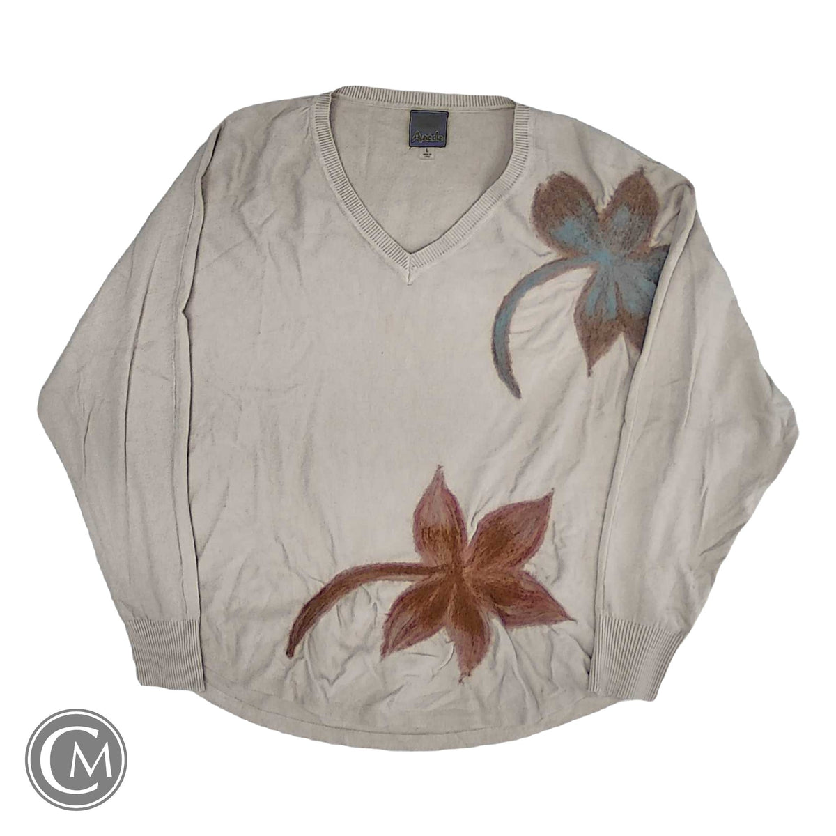 Sweater By Aaeda In Tan, Size: L