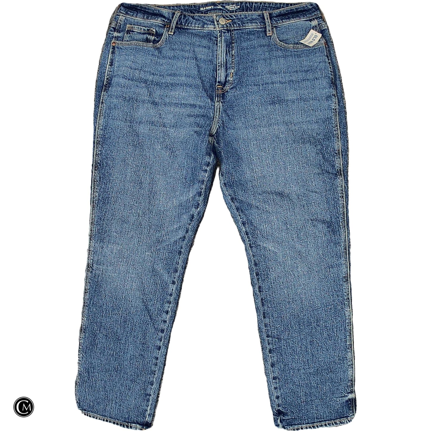 Jeans Straight By Old Navy In Blue Denim, Size: 16