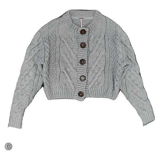 Sweater Cardigan By Free People In Grey, Size: Xs