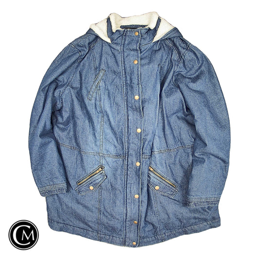 Coat Other By Ashley Stewart In Blue Denim, Size: 24