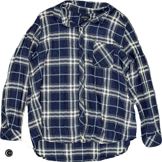 Top Ls By Well Worn In Blue & White, Size: M