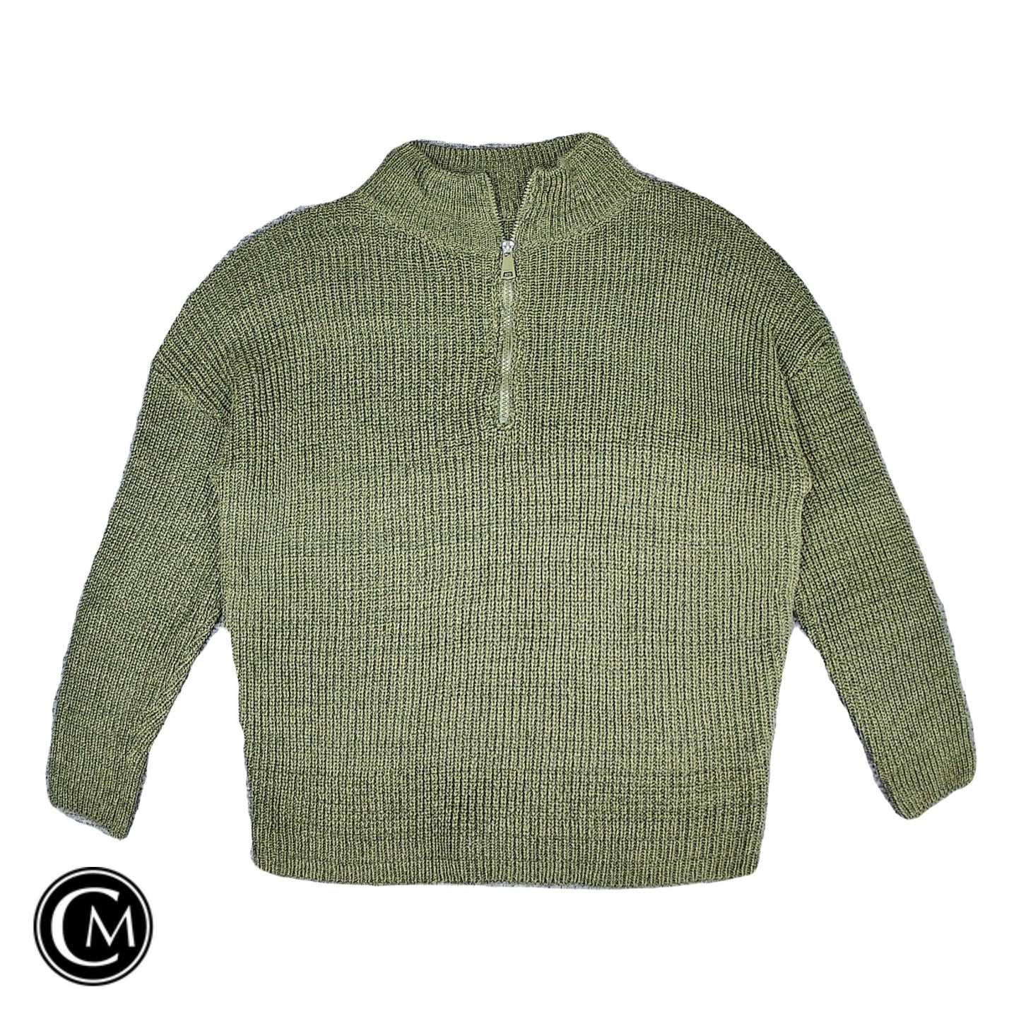 Sweater By Clothes Mentor In Green, Size: M