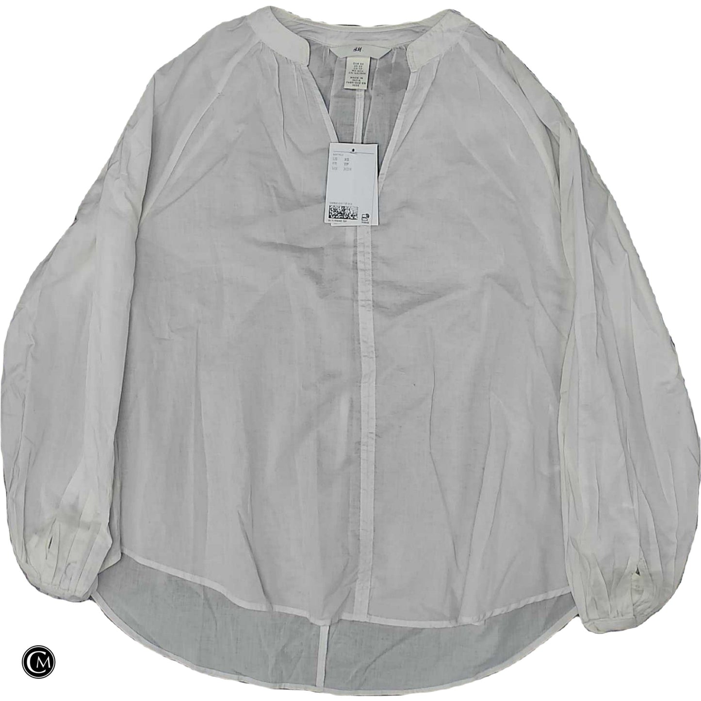 Top Ls By H&M In White, Size: Xs