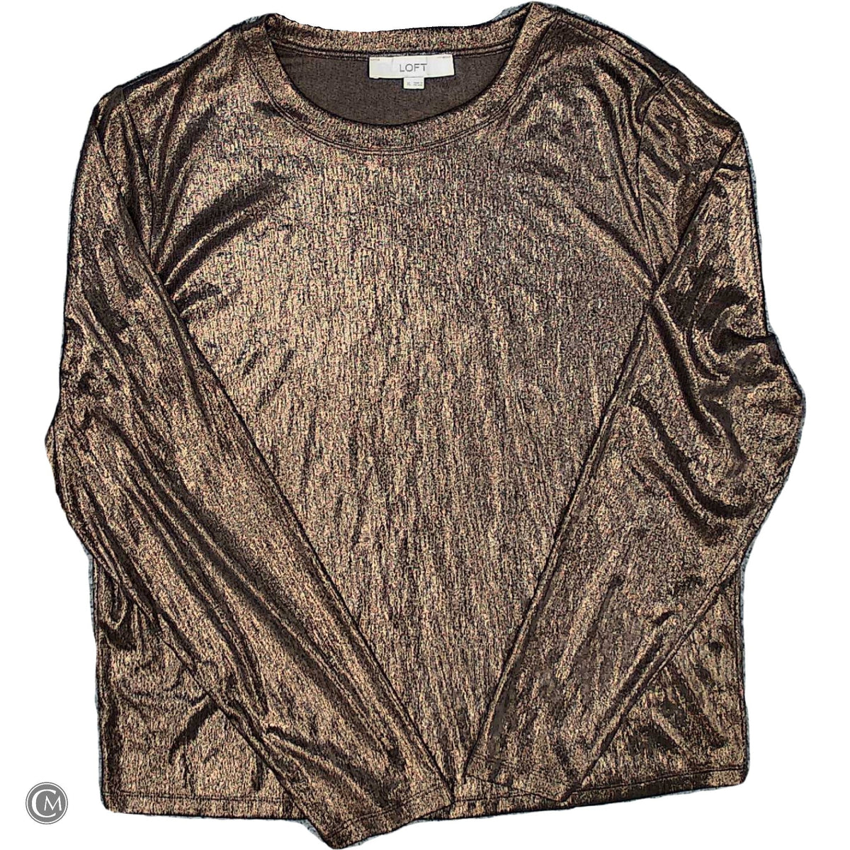 Top Ls Basic By Loft In Bronze, Size: Xl