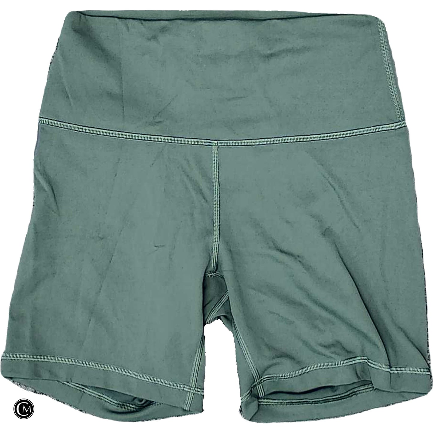 Athletic Shorts By Lululemon In Green, Size: M