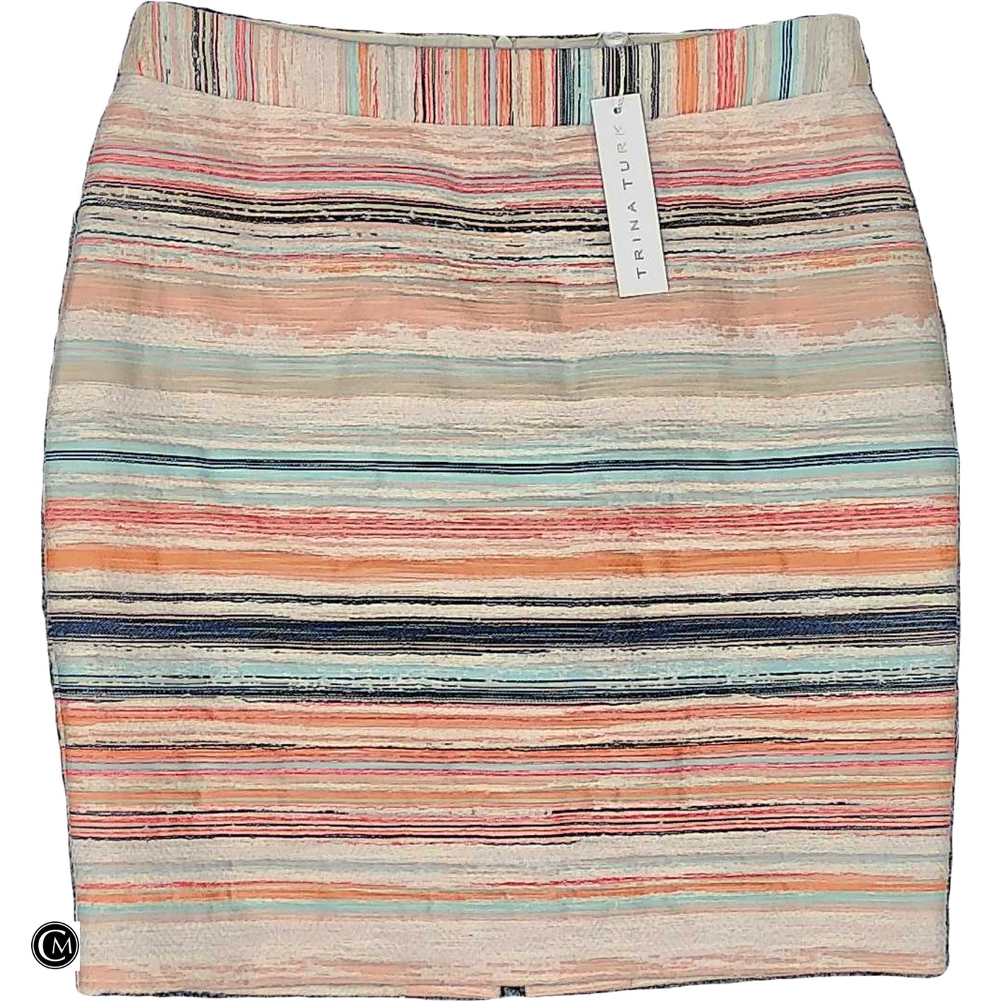 Skirt Mini & Short By Trina Turk In Striped Pattern, Size: Xs