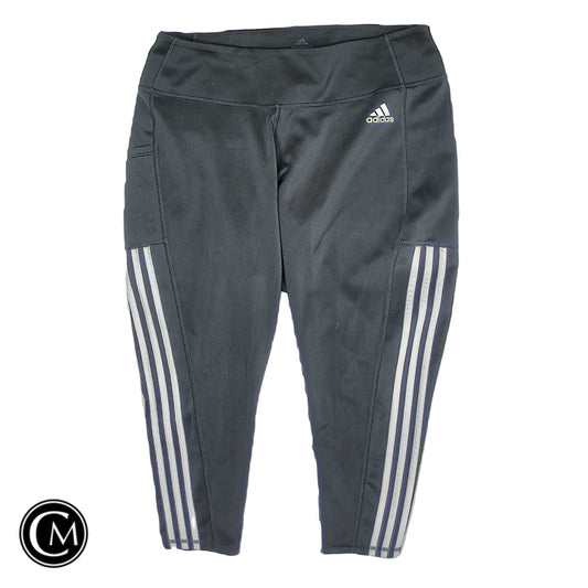 Athletic Leggings Capris By Adidas In Black, Size: 2x