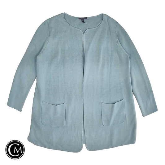 Cardigan By Eileen Fisher In Blue, Size: Lp