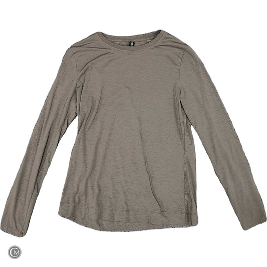 Athletic Top Ls Crewneck By Athleta In Brown, Size: S