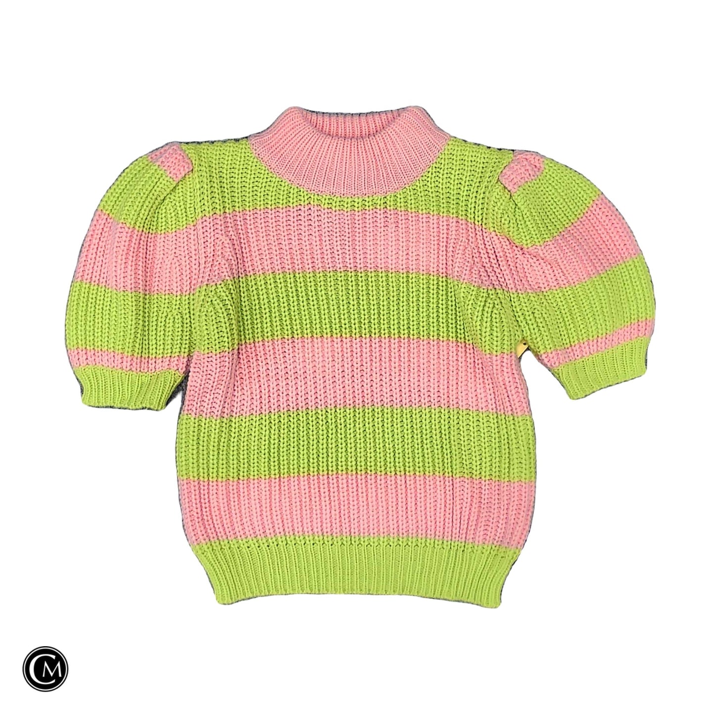 Sweater Ss By English Factory In Green & Pink, Size: S