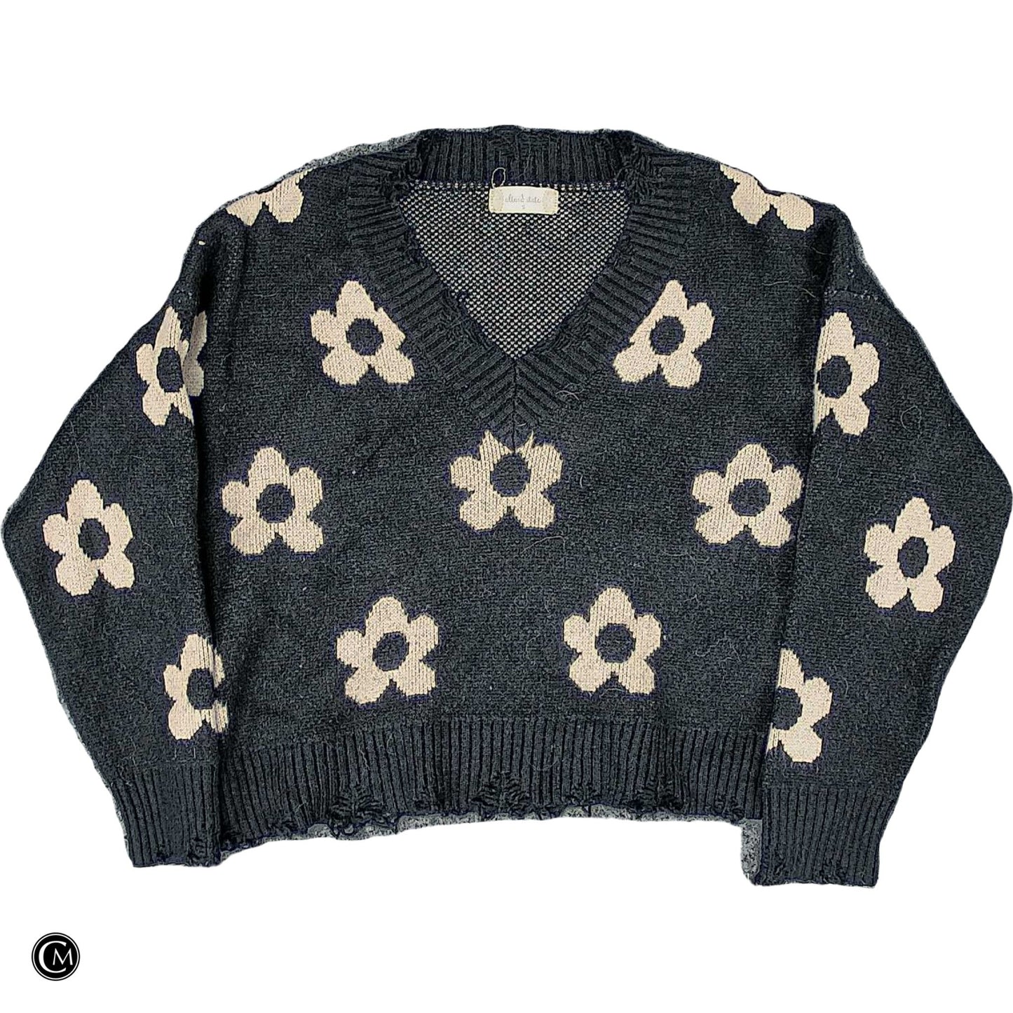 Sweater By Altard State In Black & Cream, Size: S image 1