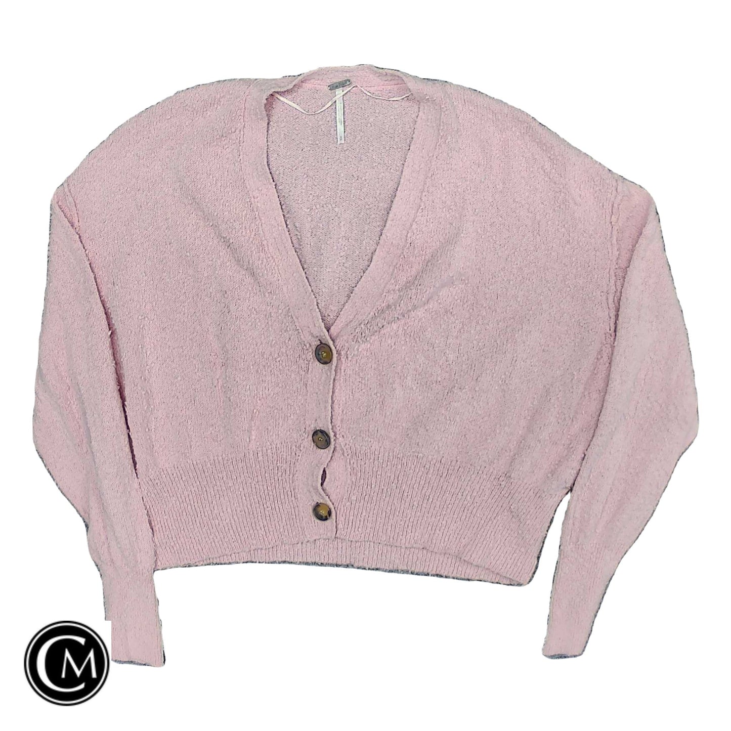 Sweater Cardigan By Free People In Pink, Size: S