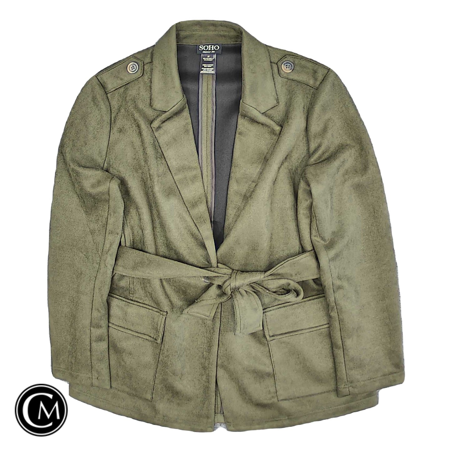 Jacket Other By Soho Apparel In Green, Size: M