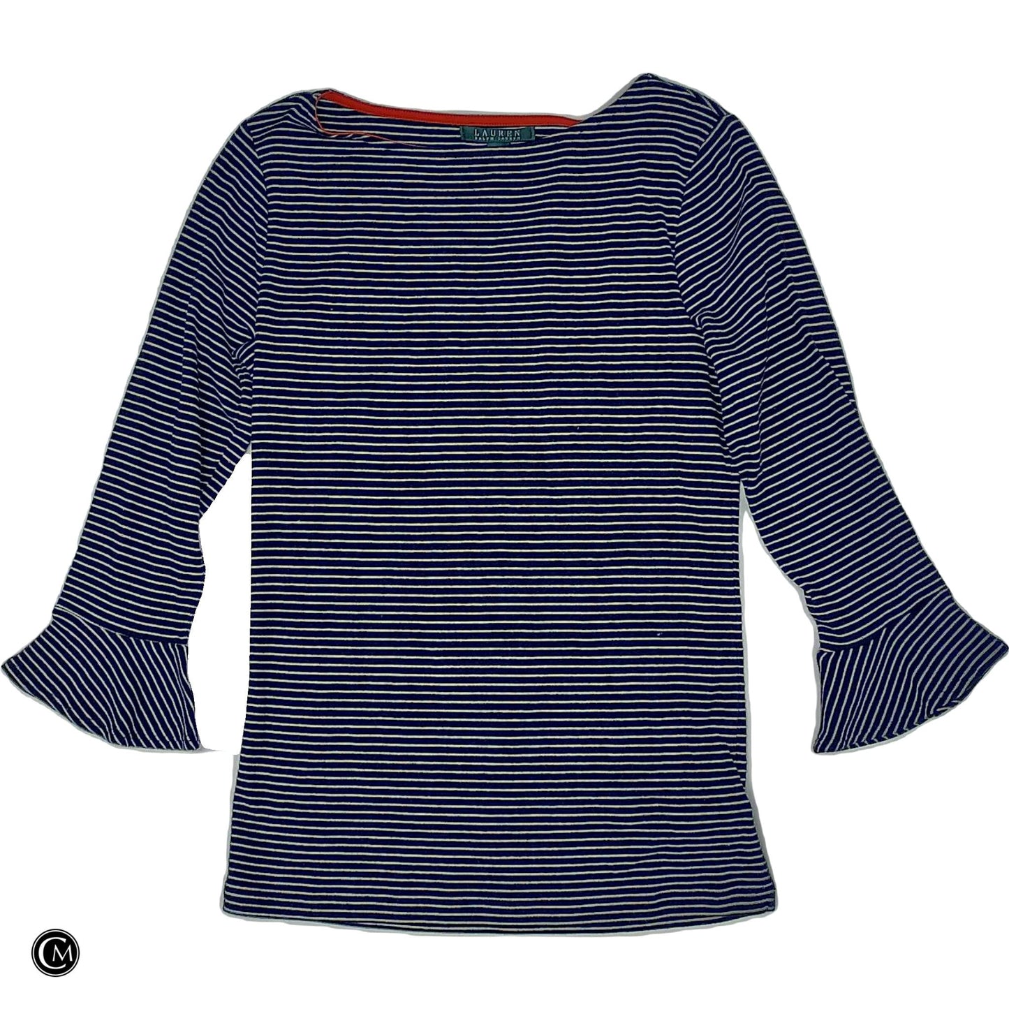 Top Ls By Lauren By Ralph Lauren In Blue & Orange, Size: M