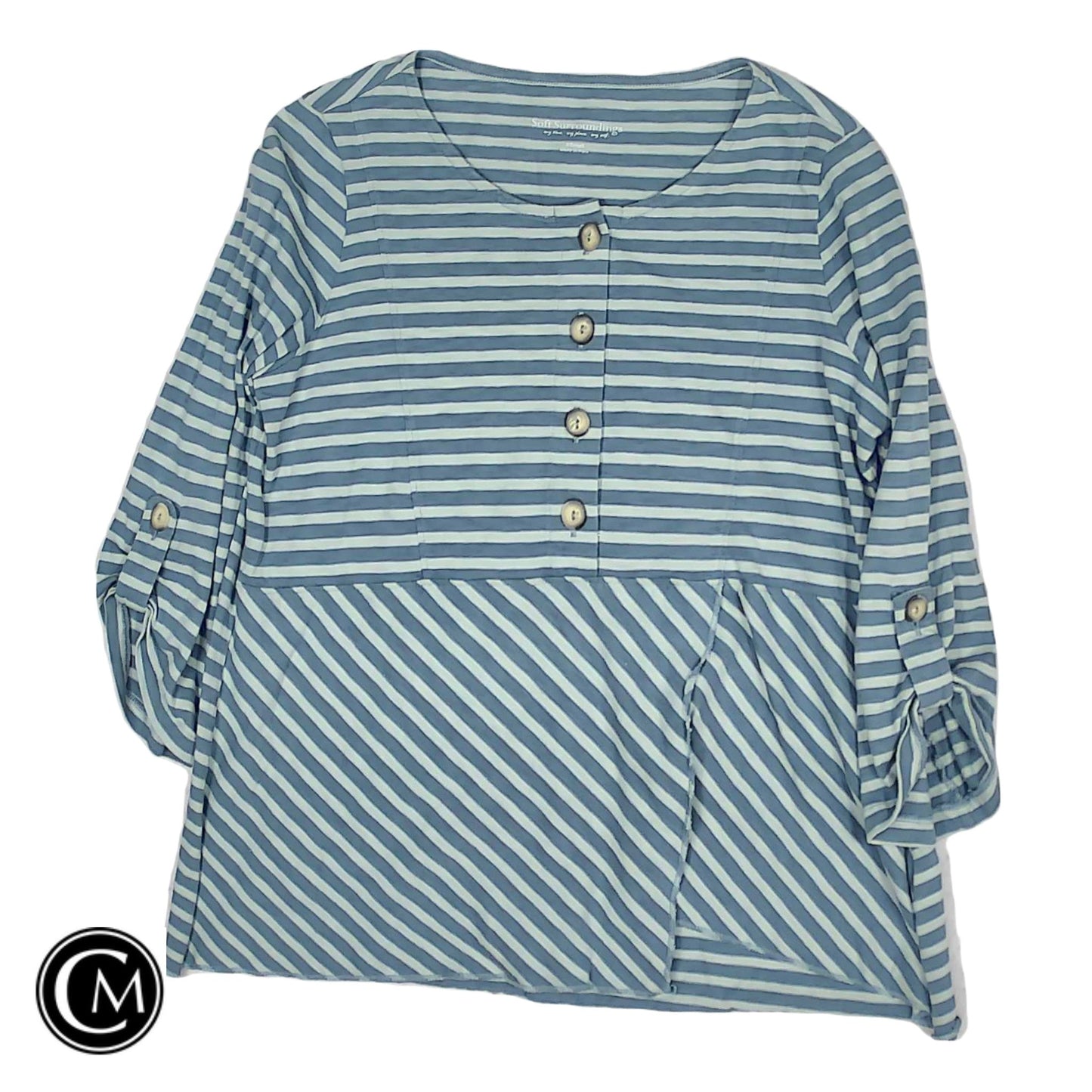 Top Ls By Soft Surroundings In Striped Pattern, Size: Xs