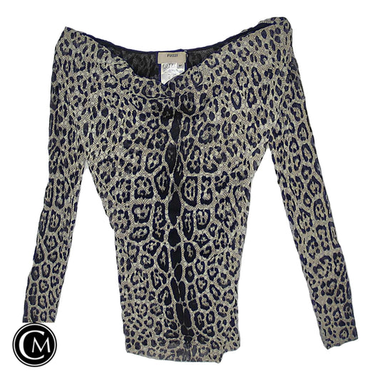 Blouse Ls By Cma In Animal Print, Size: M